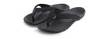 Sole heren slipper Costa Zwart schuin boven