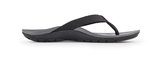 Sole dames slipper Balboa zwart / donker grijs zijkant