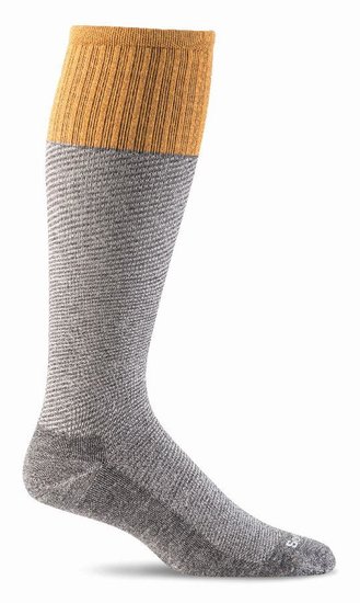Sockwell Compressiekousen Bart Heren Charcoal sockwell kopen in de aanbieding