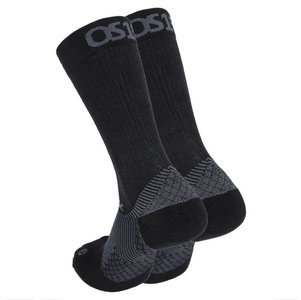 FS4 hielspoor sokken merinowol zwart 