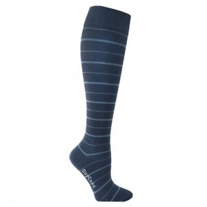 Supcare compressiekousen bamboo blauw