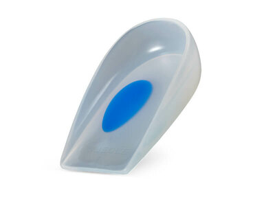 Mysole special sillisoft gel heelcup met blauw spot voor en zijaanzicht