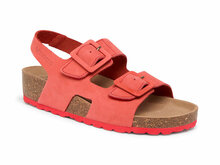 Suecos dames sandalen Sommar coral