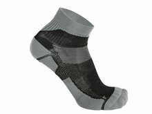Skafit Sports korte zilversokken Grijs/Zwart